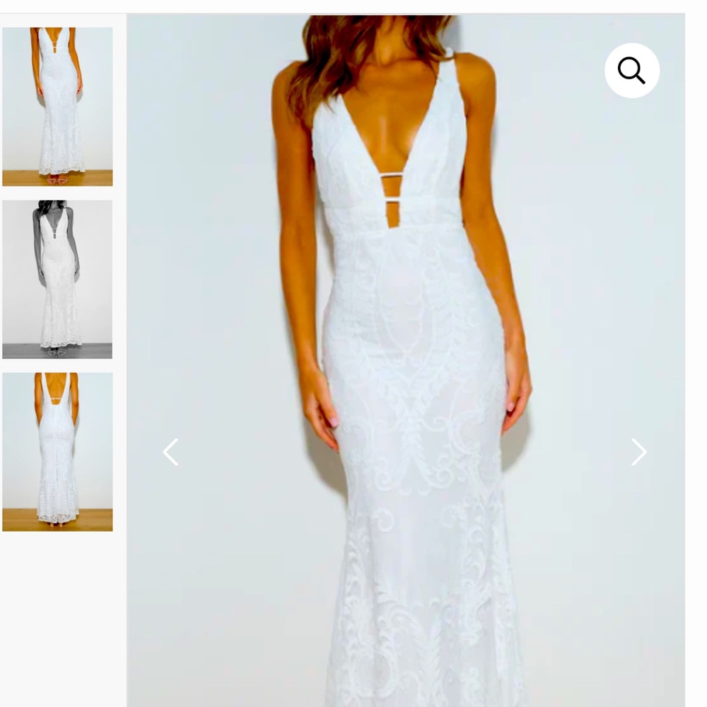 Ruby Sees Alexander Event Dress White - NWT 8